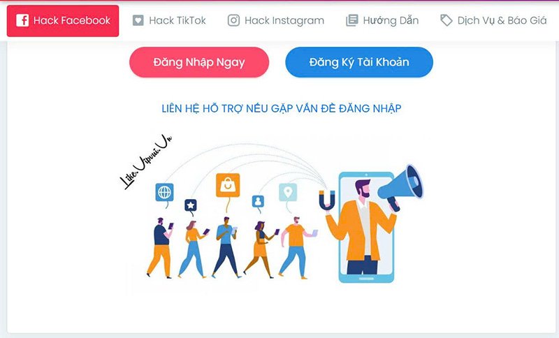Buff follow facebook Likevipvui.vn