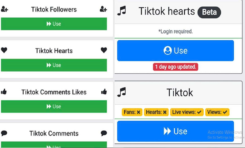 Web tăng view TikTok Viptools.es