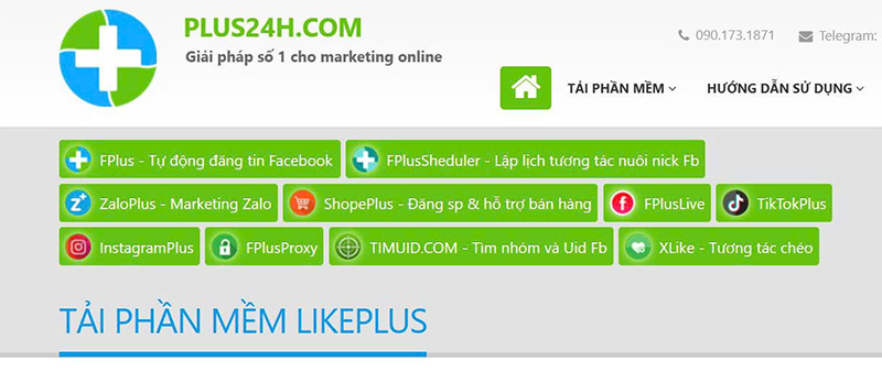Buff người theo dõi Fb miễn phí Likeplus