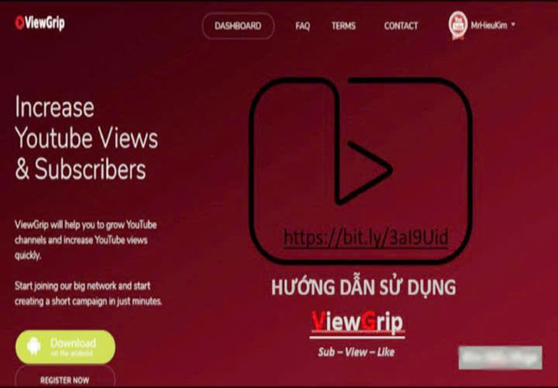 Tool kéo sub Youtube nhanh ViewGrip