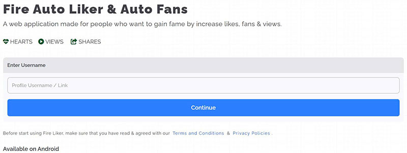 App tăng tương tác Facebook miễn phí Free Liker